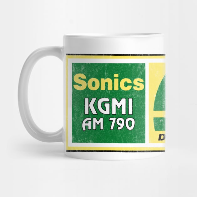 790 AM KGMI Seattle Sonics / Radio Station Logo by CultOfRomance